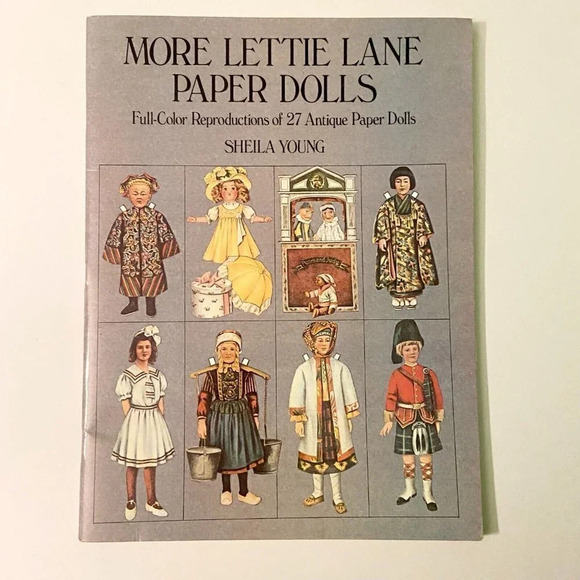 Vintage 1981 More Lettie Lane Paper Dolls  27 Paper Dolls Sheila Young Uncut - Picture 14 of 14